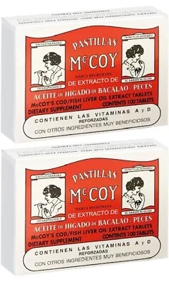 Pastillas Mccoy Cod/Fish Liver Oil Extract.  100 Tablet • $45.49