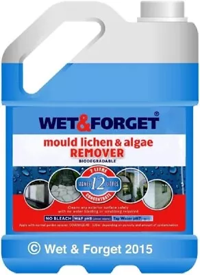 £24.50 • Buy Wet And Forget. Mould, Algae, Lichen, Moss & Dirt Removal. Outdoor Cleaning. 2L