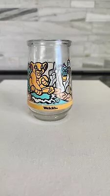 Lion King II Simba's Pride Disney Welch's Jelly Jar Collectible Glass Cup 1998 • $1.50