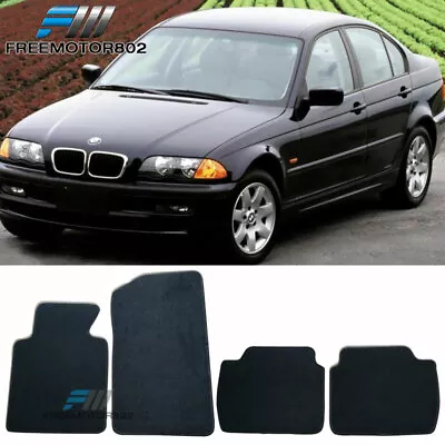 99-06 E46 M3 3-Series Floor Mats Front Rear Nylon Black Carpet 4PC FOR: (BMW) • $45.99