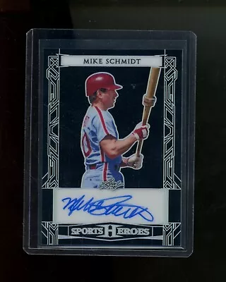 2024 Leaf Sports Heroes Mike Schmidt Auto Autograph #d 14/25 • $22.50