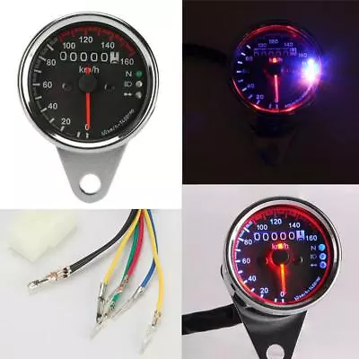 $23.99 • Buy Backlit Dual Speedometer Indicators For Yamaha V-Star Vstar XVS 650 1100 Custom 