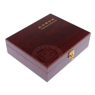 Superb Wooden Coin Box Storage For 30 Coins 46mm Sized Collection Luxury • £19.19