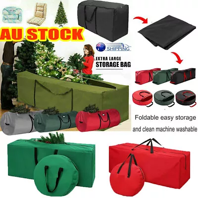Heavy Duty Christmas Tree Storage Bag Container Furniture Cushions With Handles • $10.56