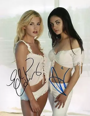 Mila Kunis & Elisha Cuthbert Autographed Signed A4 Poster Photo Print • £6.89