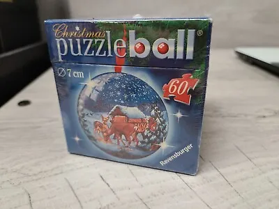 $11.95 • Buy 2005 Sealed Ravensburger 3D Puzzle Ball Christmas Ornament Deer