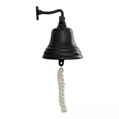 £15.99 • Buy Last Orders Bell Matt Black Wall Mounted Bell Home Bar Decor Pub Outdoor  - 4 