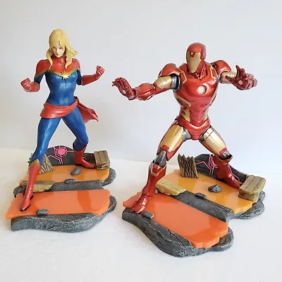 Marvel Vs Capcom Infinite Collector’s Edition Captain Marvel & Iron Man Figures • $55.56