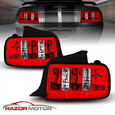 2005 2006 2007 2008 2009 Ford Mustang Retro Classic Muscle Style Red Tail Lights • $92.53