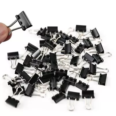 48Pcs Mini Binder Clips 0.5 Inch(13mm) Paper Clamps Micro Size For Office  • $9.09