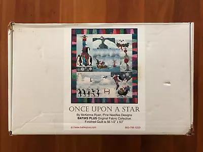 Very Rare Complete Quilt Kit McKenna Ryan Once Upon A Star Batiks Embellishments • $599.99
