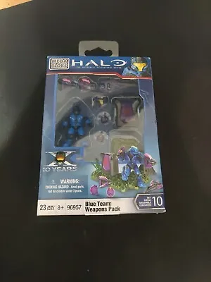 Halo Mega Bloks Blue Team Weapons Pack 96957 New In Box *Rare* • £27.99