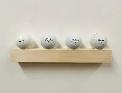 £13.99 • Buy Golf Ball Shelf Floating Display Wall Display Man Cave Golf Lover Golf Decor