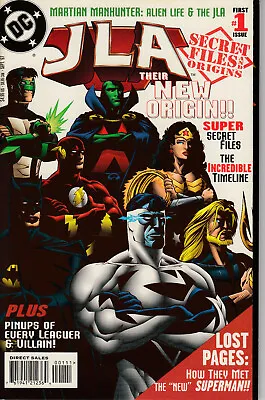 $4.40 • Buy DC Comics JLA Secret Files & Origins #1 Of 3 (Enhanced Cover + Cards) 1997 VF