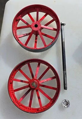 Mamod TE1A Original Rear Wheels With Axel And Caps. • £13