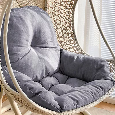 Egg Chair Cushion Seat Pad Swing Hanging Chair Mat Pillow Patio Garden Outdoor • £24.95