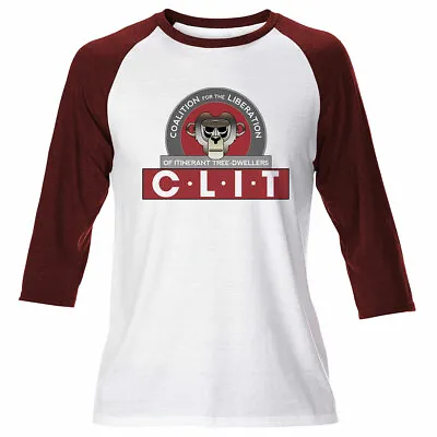 CLIT Commander Kevin Smith Raglan Long Sleeve T Shirt Jay & Silent Bob Moobys • £25.99