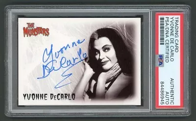 Yvonne DeCarlo Lily The Munsters PSA/DNA Authentic Autograph Signed Rittenhouse • $185