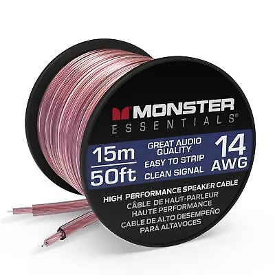 Essentials High Performance Speaker Wire 14 Gauge Copper Clad Aluminum (CCA) ... • $36.09