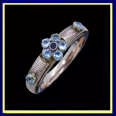 Georgian Mourning Memorial Ring Gold Gems Secret Lockets French Antique (5661) • $2600