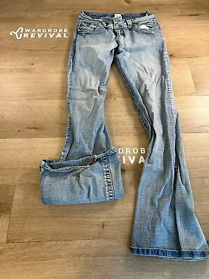 H2J Jeans Women Flare Size 9/10 Light Wash • $18