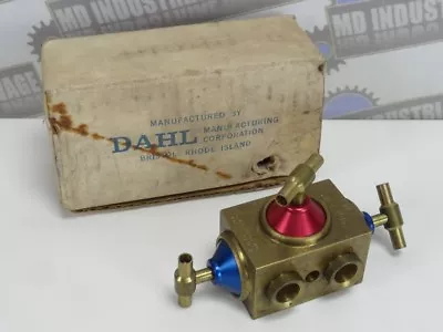 DAHL DEMI Needle Valve M3 - 1/4  NPT (NEW In BOX) • $39.50