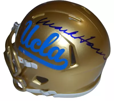 MARK HARMON Signed (UCLA BRUINS) NCIS Mini Football Helmet PSA/DNA AN61431 • $125