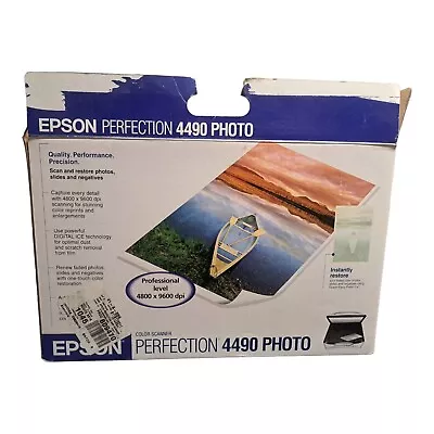 EPSON Perfection 4490 Photo Flatbed Color Scanner New Open Box • $127.96