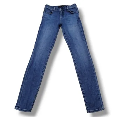 J Brand Jeans Size 26 W26L29.5 J Brand Maria Belladonna Blue Denim Pants Stretch • $30.59