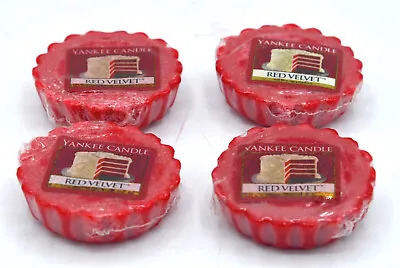 Yankee Candle Red Velvet Tart Wax Melt Lot Of 4 • £9.64