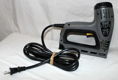 £26.23 • Buy Stanley TRE550 Electric Staple/Brad Nail Gun Low Use Tested Nice Shape