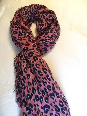 Louis Vuitton Stephen Sprouse Leopard Corail Stole Scarf Cashmere/Silk  • £545.57