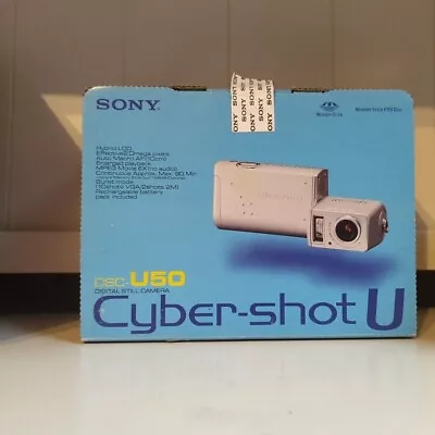 Mint Condition Sony Cybershot DSC-U50 2MP - Silver - Never Used Inc. Accessories • $500