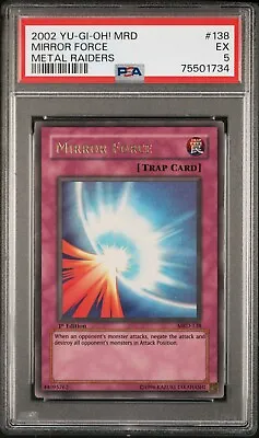 Yu-Gi-Oh! Mirror Force MRD-138 Ultra Rare 1st Edition • $200