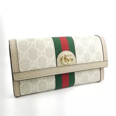 Gucci Lady's Ophidia GG Supreme Bi-Fold  Wallet - Good Condition • $580