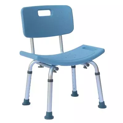 Elderly Bath Tub Shower Chair Pregnant Medical Bench Bathroom Stool Seat Blue • $38.99