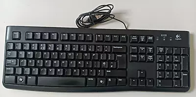 Logitech K120 Wired Keyboard For Windows QWERTY UK • £6.99
