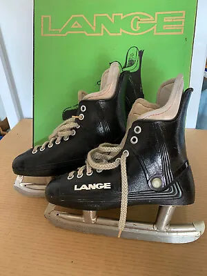 Vintage Lange Hockey Skates Size 7.5 M • $60