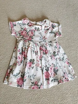 Next  Baby Girls Floral  Dress Age 0-3 Months  • £3