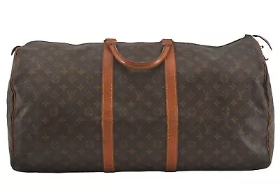 Authentic Louis Vuitton Monogram Keepall 60 Travel Boston Bag Old Model LV 1613J • £449.85