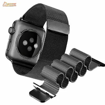 $9.99 • Buy Magnetic Stainless Steel Band For Apple Watch Series 8 7 6 5 SE  38-40mm 42-44mm