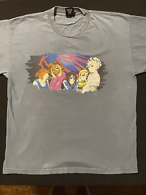 $94.50 • Buy Vintage Korn 1999 Anime Logo Giant Tag XL T-Shirt Nu Metal Band Tee Nice Fade