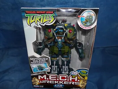 Teenage Mutant Ninja Turtles TMNT LEO M.E.C.H Wrekkers NIFSB MECH 2005 Motorized • $89.99