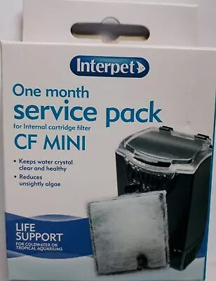 Interpet Service Pack Internal Cartridge Filter Fish Tank Aquarium All Sizes 1-3 • £11.97