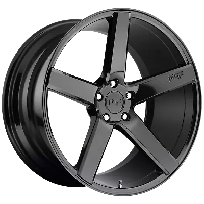 20x8.5 Niche M188 MILAN GLOSS BLACK Wheel 5x120 (35mm) • $392