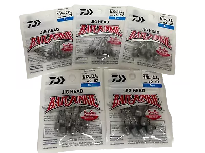 $10.99 • Buy Daiwa 2023 BaitJunkie Finesse Jighead Bait Junkie Jigheads - Choose Weight & Siz