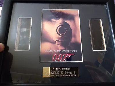£12.99 • Buy 007 GOLDENEYE Framed LIMITED EDITION FILM CELL  James Bond
