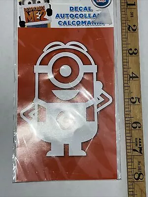 NEW Despicable Me Minions 5  X 3.75  Vinyl + Clear Vehicle Car Decal • $4.99