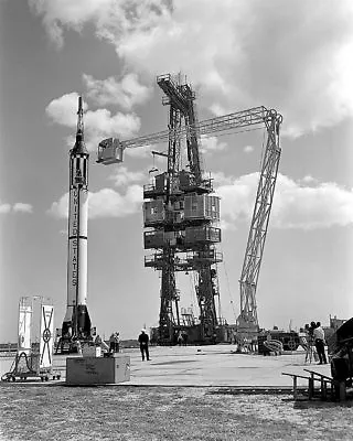 MERCURY REDSTONE 3 MR-3 ROCKET NASA 11x14 GLOSSY PHOTO PRINT • $29.99