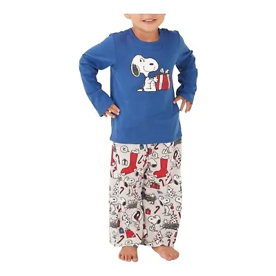 Munki Munki Kids Matching Snoopy Holiday Family Pajama Set Size 4T New • $22.66